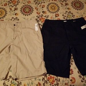 2 Pair Old Navy Mens 34 tall shorts!